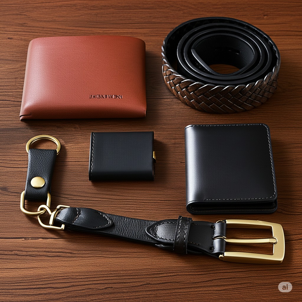 leather accessories for men